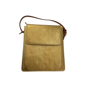 Louis Vuitton Yellow Monogram Vernis Top Handle