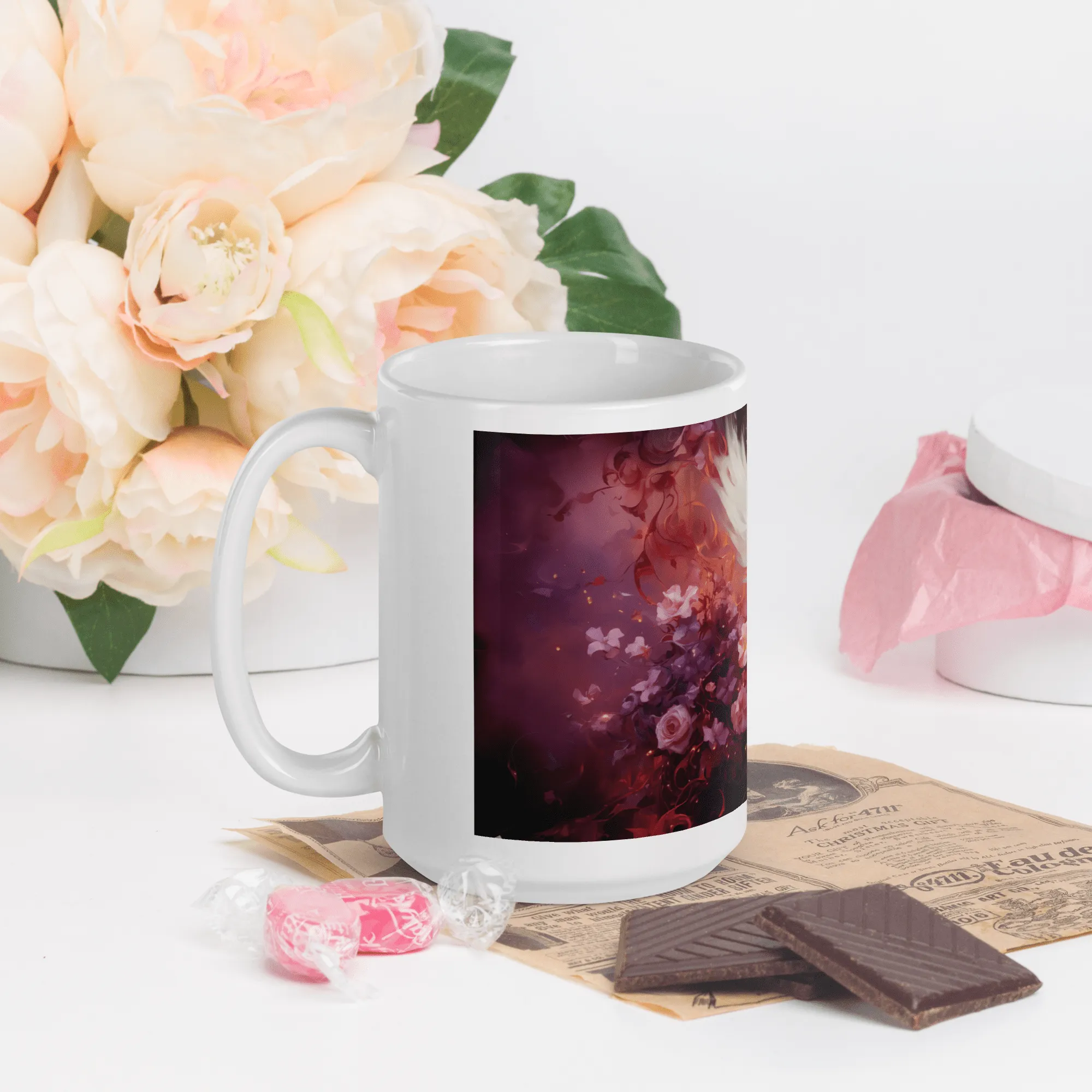 Love Bird White Glossy Mug