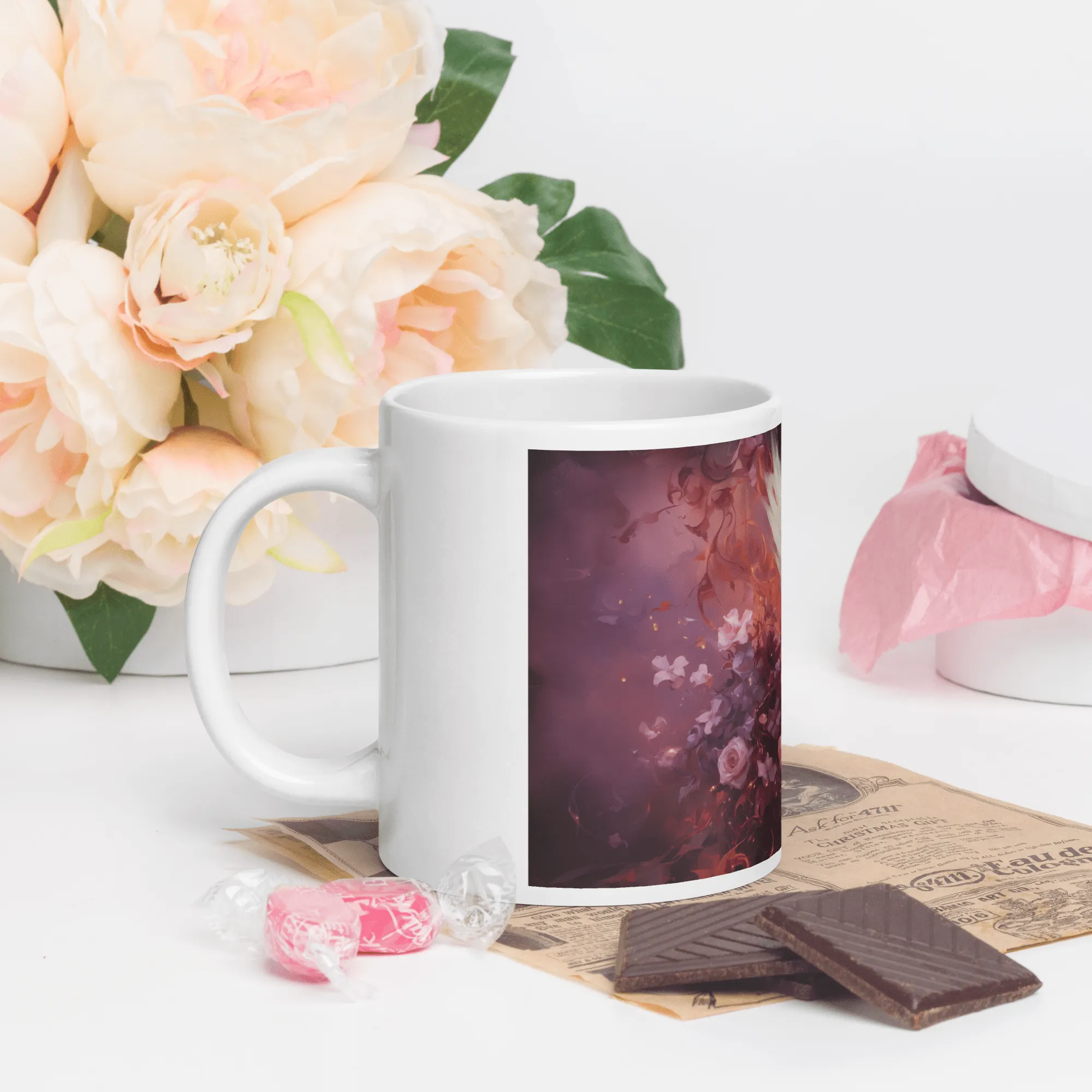 Love Bird White Glossy Mug