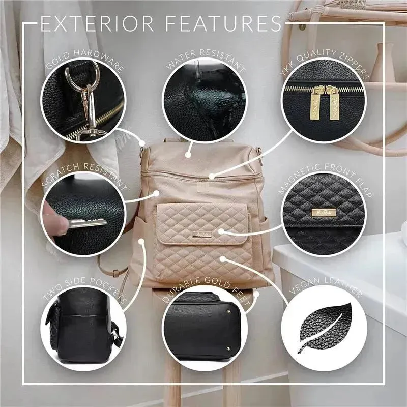 Luli Bebe - Mochila Monaco Fraldas, Cinza Pedra