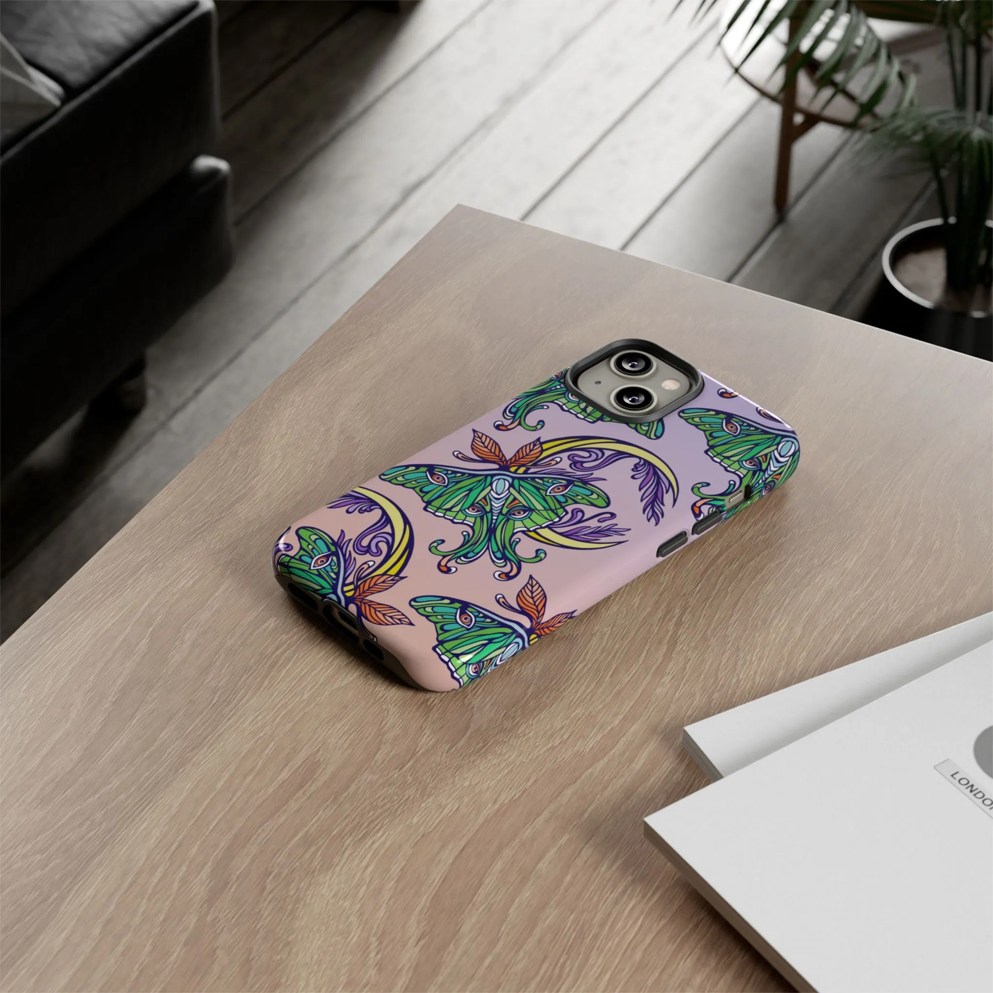 LUNA MOTH BY CHAYA AV PHONE CASE - iPHONE GALAXY PIXEL CASE