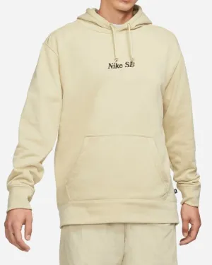 M NK SB Classic GFX Hoodie - Grain/Velvet Brown