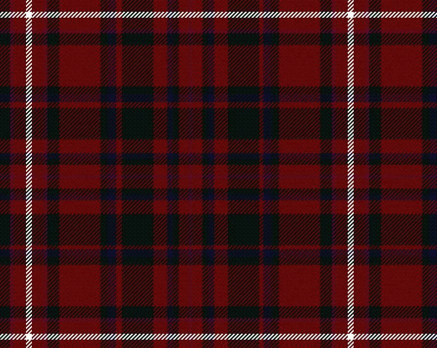 MacKinnon Red Modern Casual 4 Yard Kilt