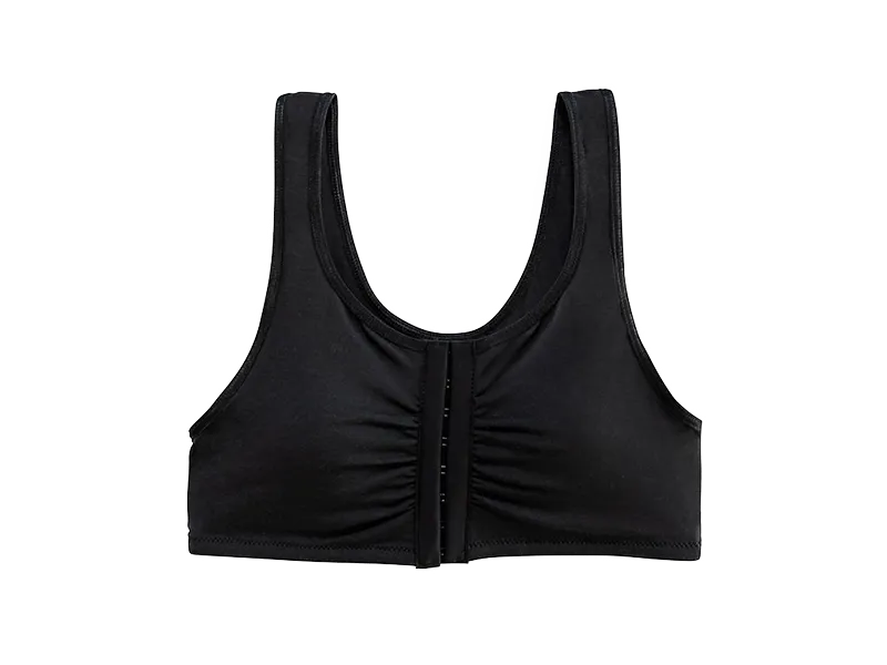 Maia Front Close Bra, Black