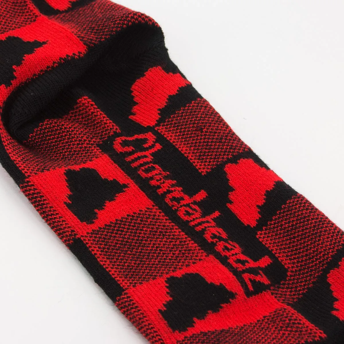 Maine Buffalo Plaid Crew Socks
