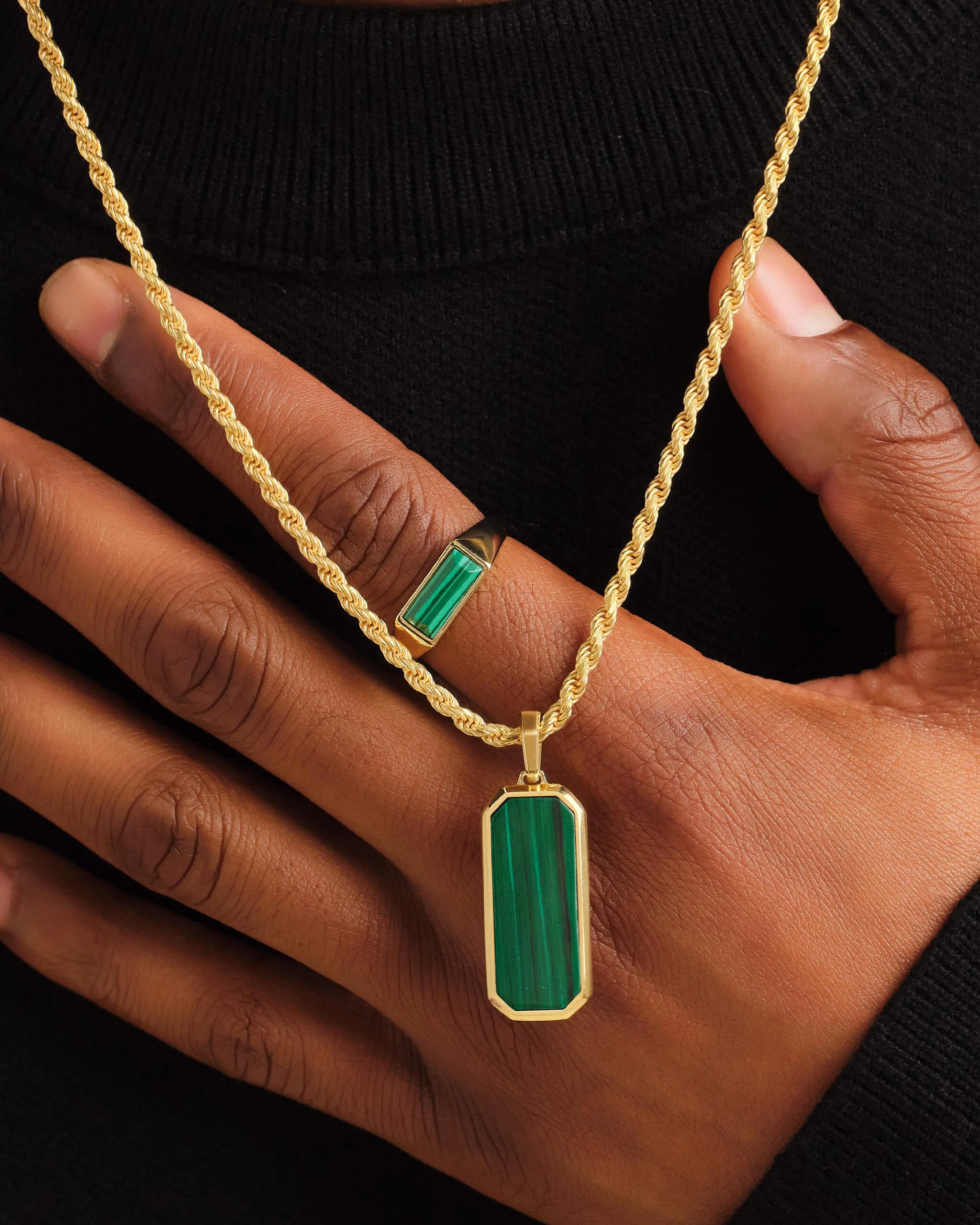 Malachite Beverly Pendant