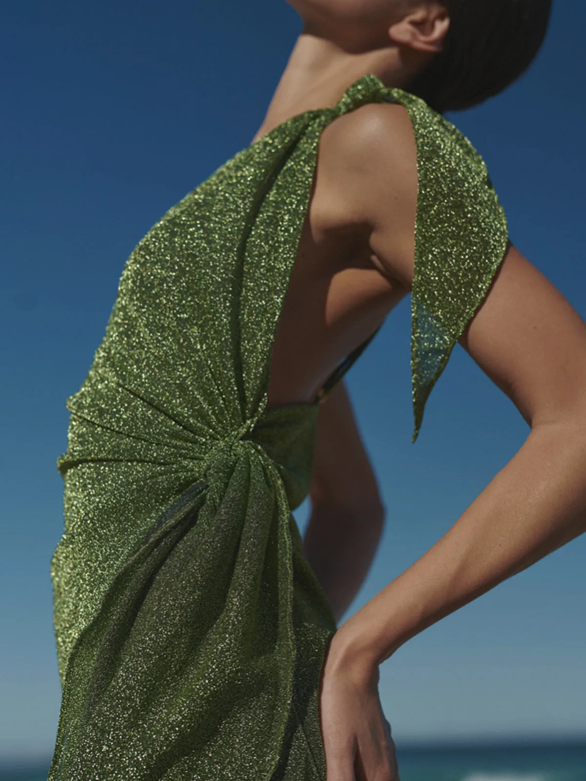 Marea Glossy Dress ::RET
