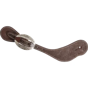 Martin Chocolate Cowboy Spur Straps with Santa Rosa Buckle