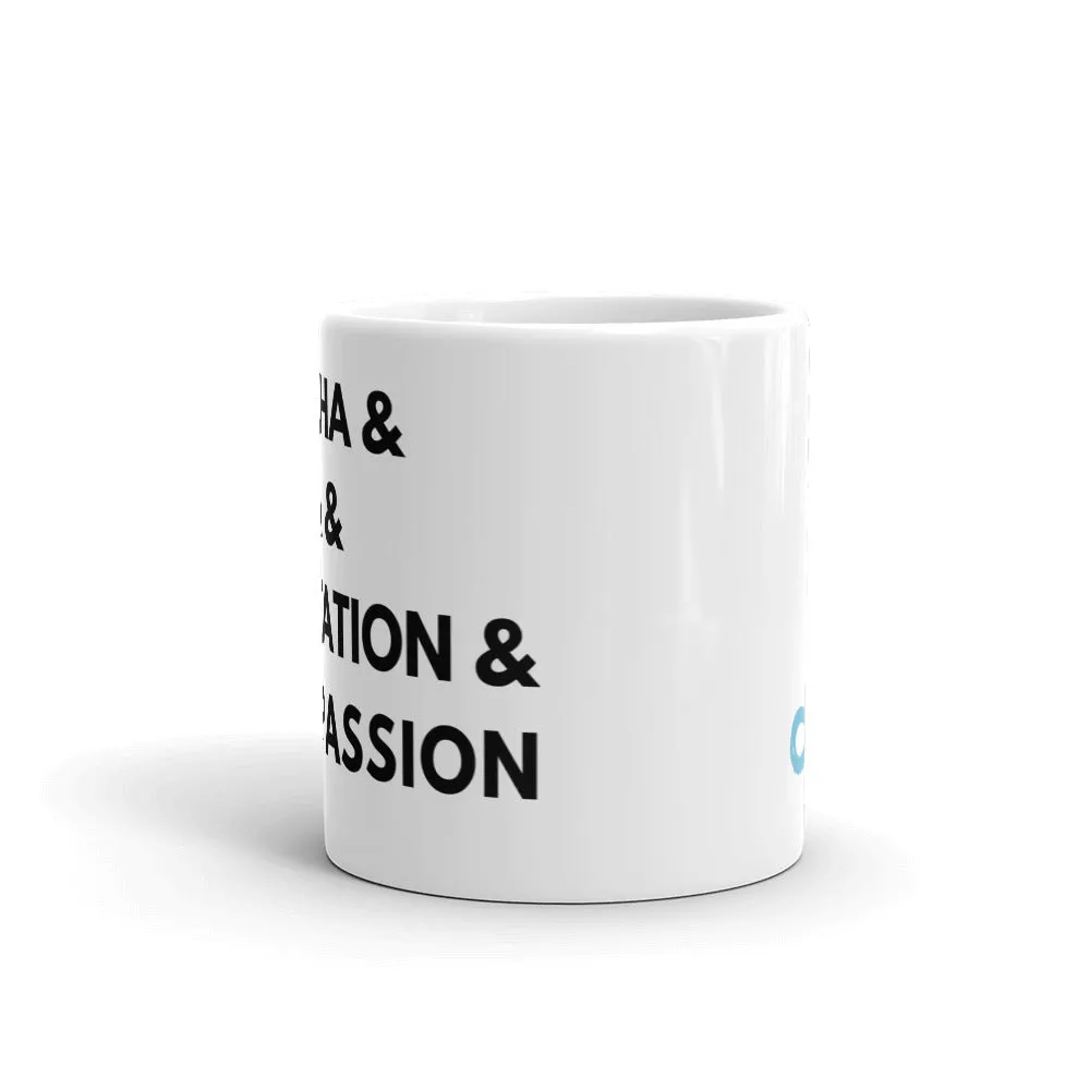 Matcha & Yoga & Meditation & Compassion - Mug