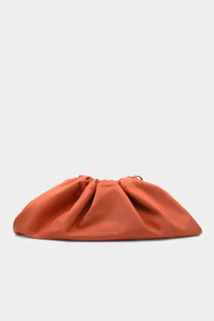 Maxi Drawstring Bag in Terracotta