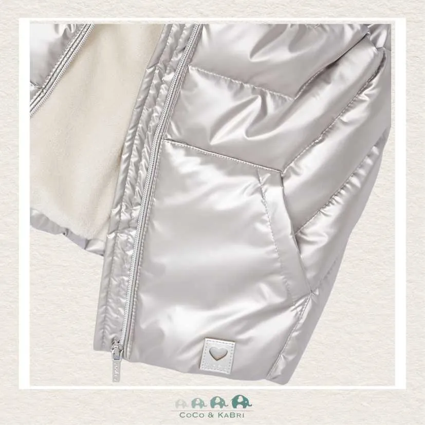 Mayoral Padded Vest - White Gold
