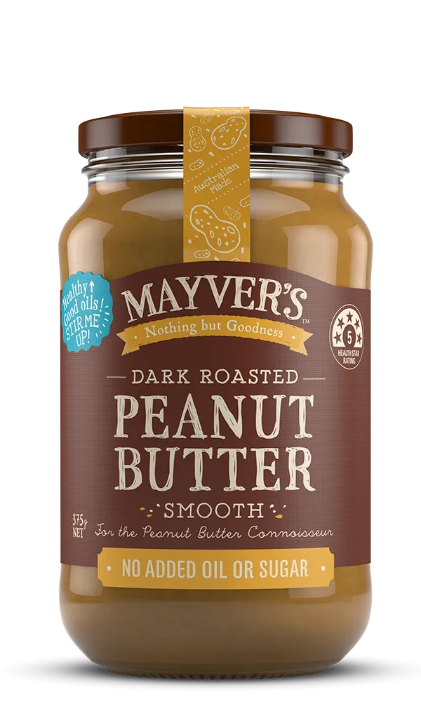 Mayver's Dark Roasted Peanut Butter - smooth