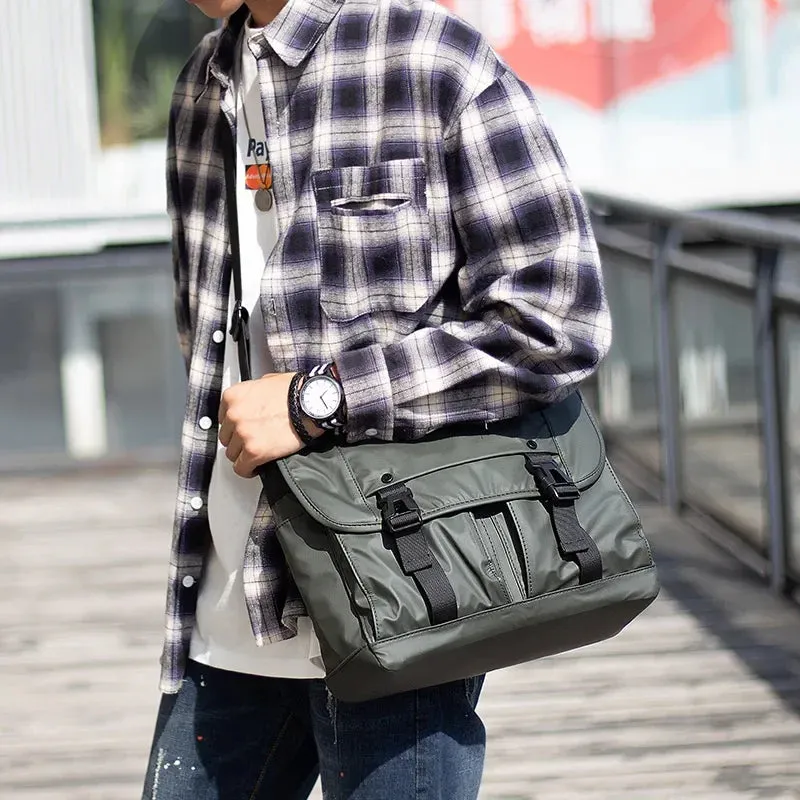 Men's Fashion Nylon Crossbody Bag Multifunctional Male Shoulder Messenger Bags Large Satchels Business Bolsa Masculina bolso sac