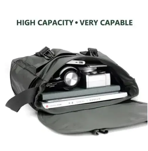 Men's Fashion Nylon Crossbody Bag Multifunctional Male Shoulder Messenger Bags Large Satchels Business Bolsa Masculina bolso sac