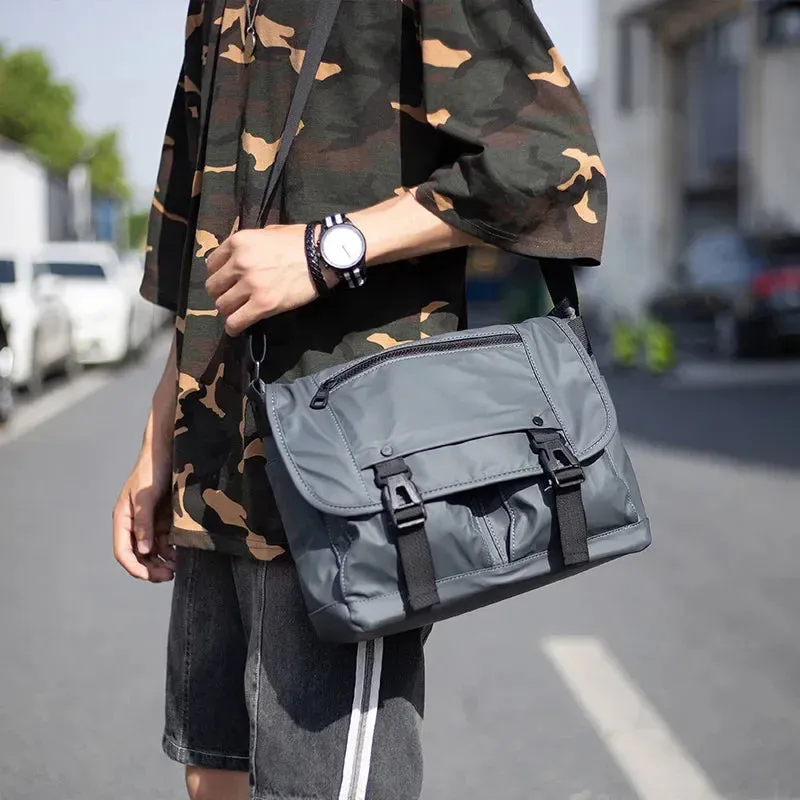Men's Fashion Nylon Crossbody Bag Multifunctional Male Shoulder Messenger Bags Large Satchels Business Bolsa Masculina bolso sac