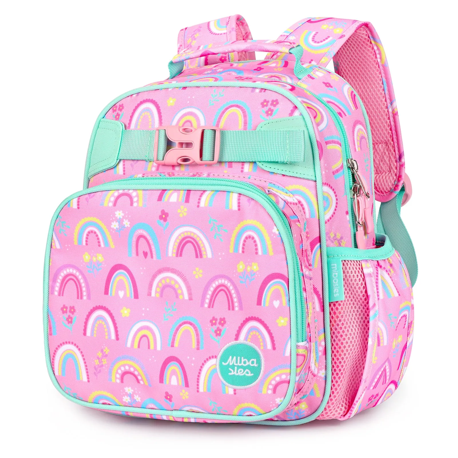 mibasies Toddler Backpack for ages 2-4: Preschool kindergarten Backpack with Chest Strap
