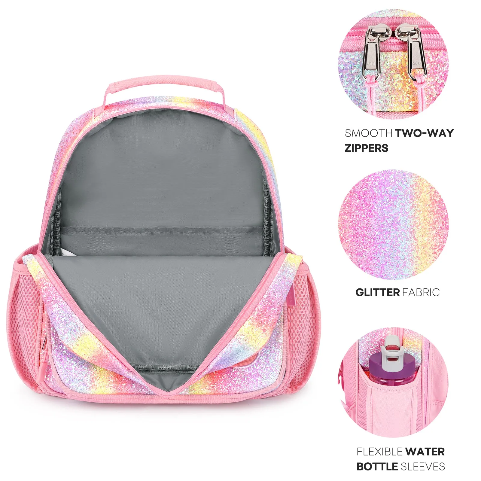 mibasies Toddler Backpack for ages 2-4: Preschool kindergarten Backpack with Chest Strap