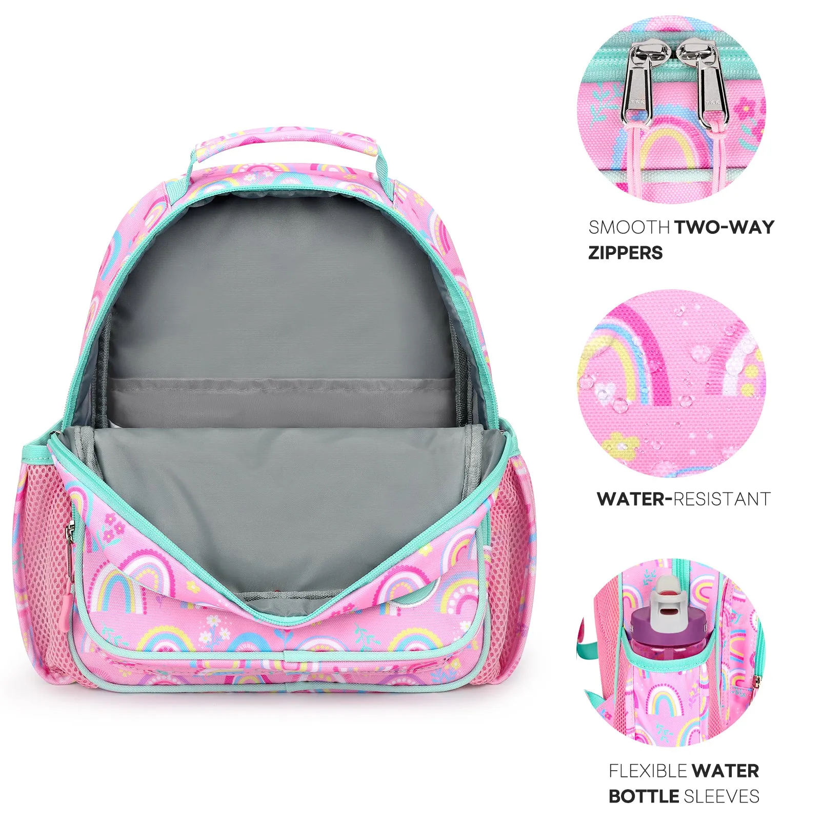 mibasies Toddler Backpack for ages 2-4: Preschool kindergarten Backpack with Chest Strap