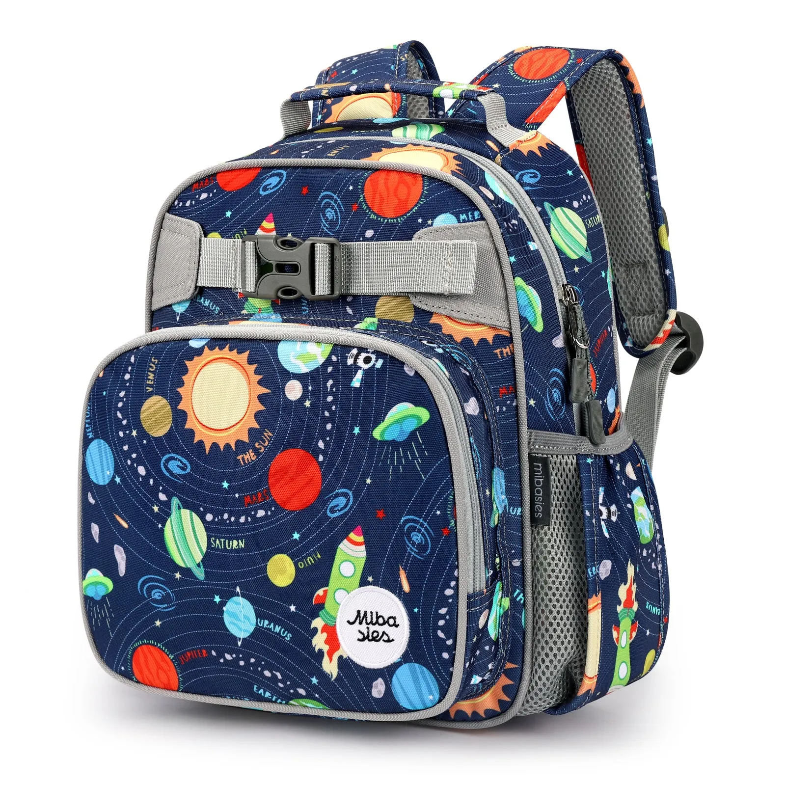 mibasies Toddler Backpack for ages 2-4: Preschool kindergarten Backpack with Chest Strap