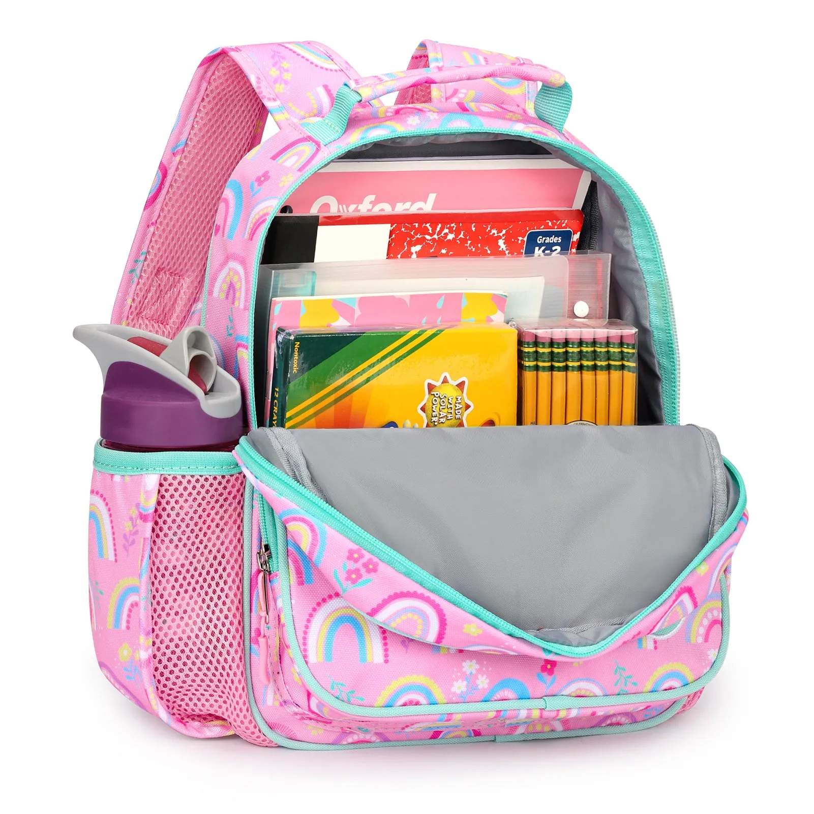 mibasies Toddler Backpack for ages 2-4: Preschool kindergarten Backpack with Chest Strap