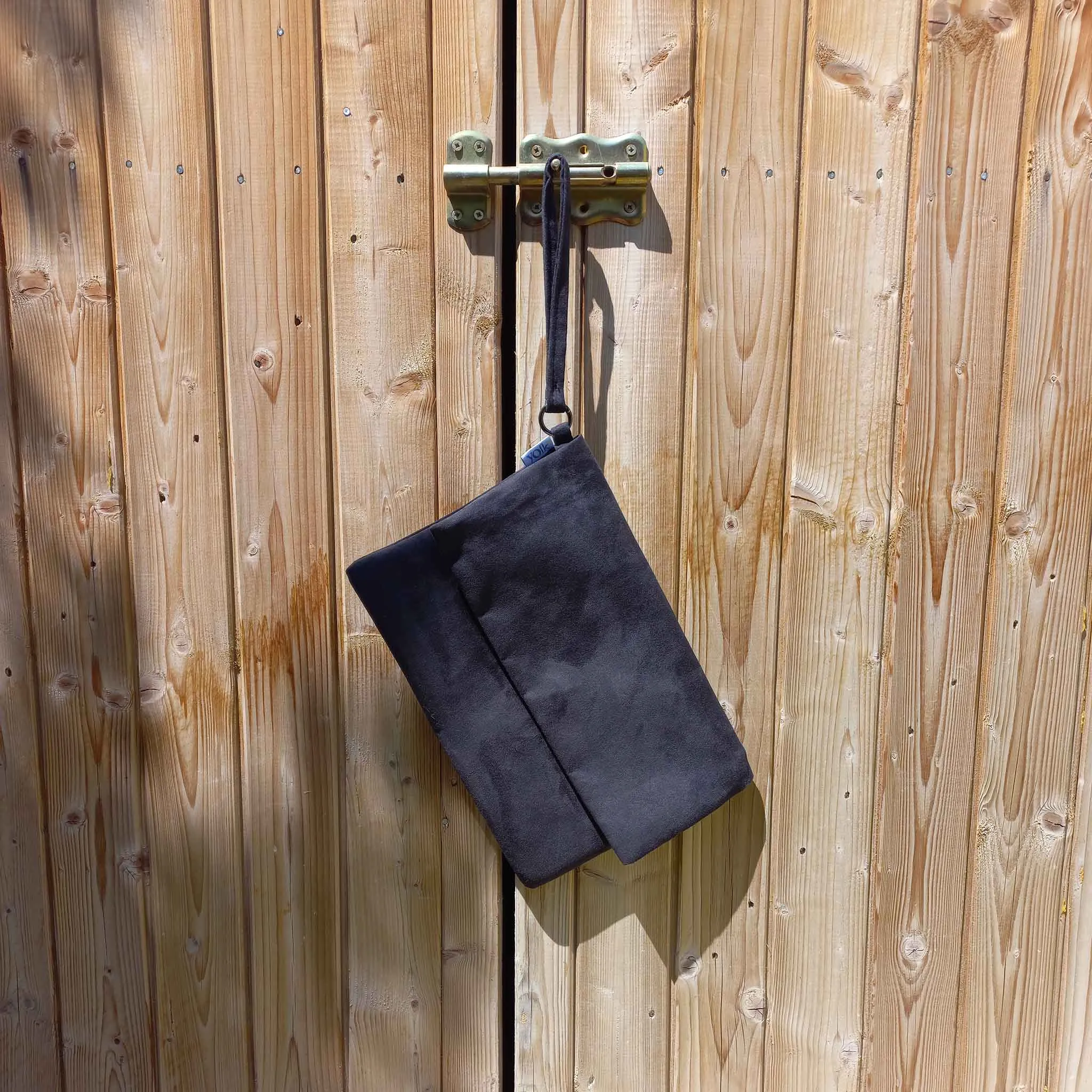 Midnight Black Clutch Bag