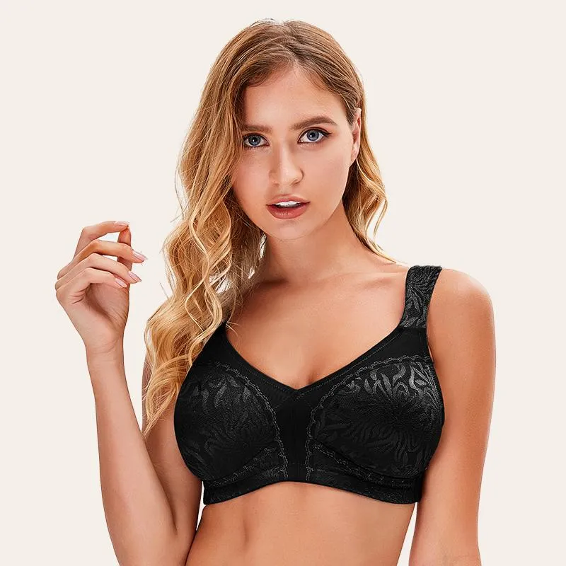 Minimizer Non Padded Wirefree Plus Size Bra Nude