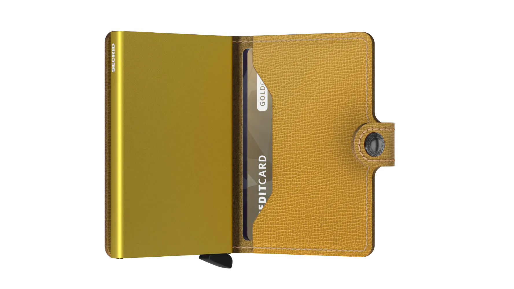 Miniwallet Crisple Ochre RFID Secure