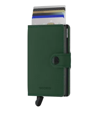Miniwallet Vegan Yard Green-RFID Secure