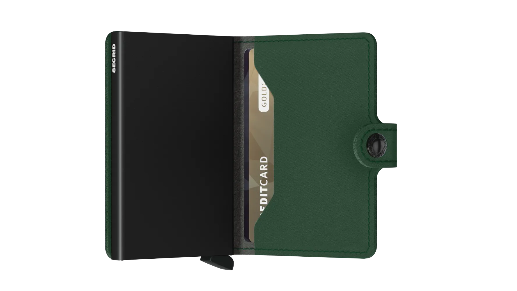 Miniwallet Vegan Yard Green-RFID Secure