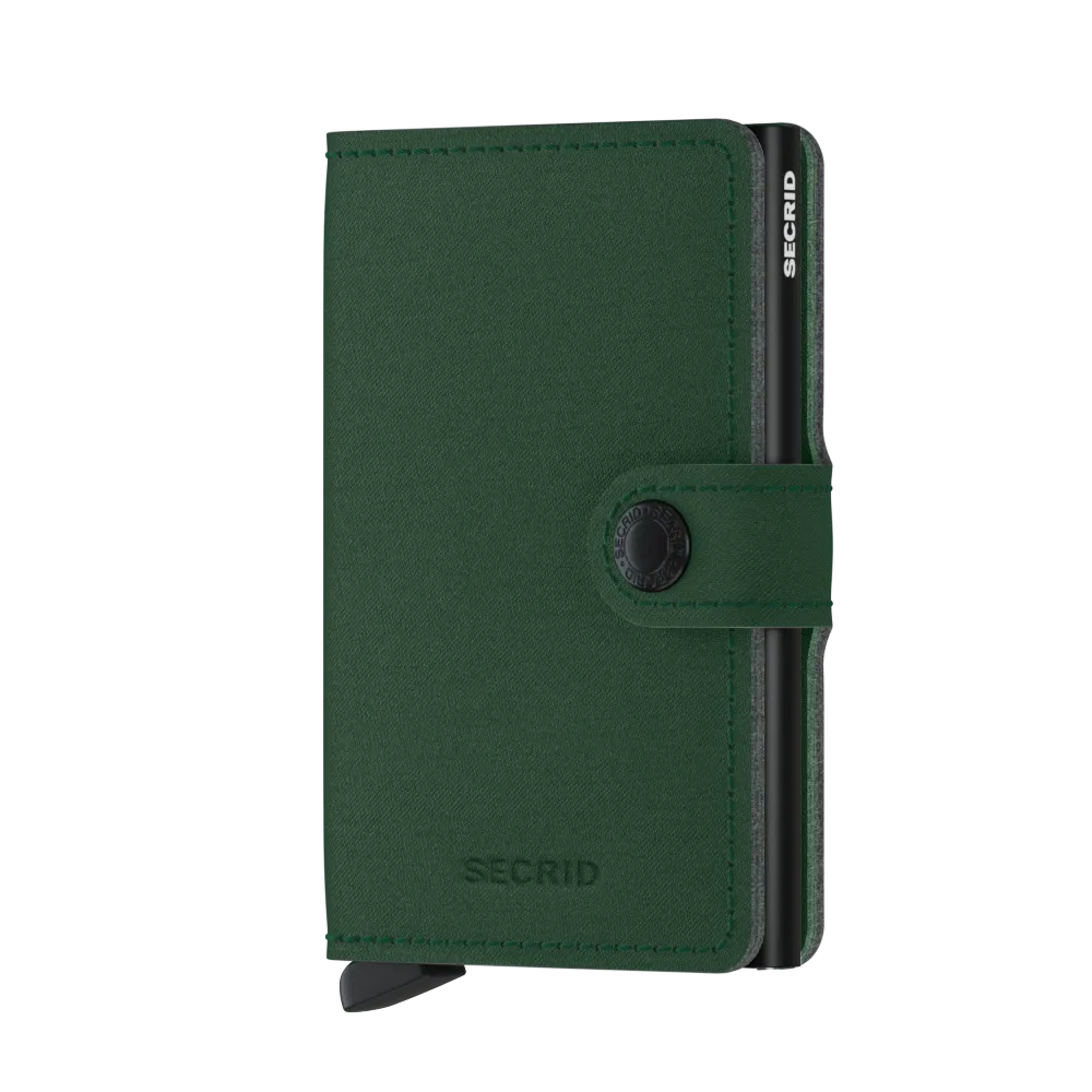 Miniwallet Vegan Yard Green-RFID Secure