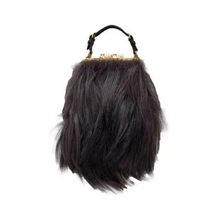 Miu Miu Fur 2way Top Handle Bag
