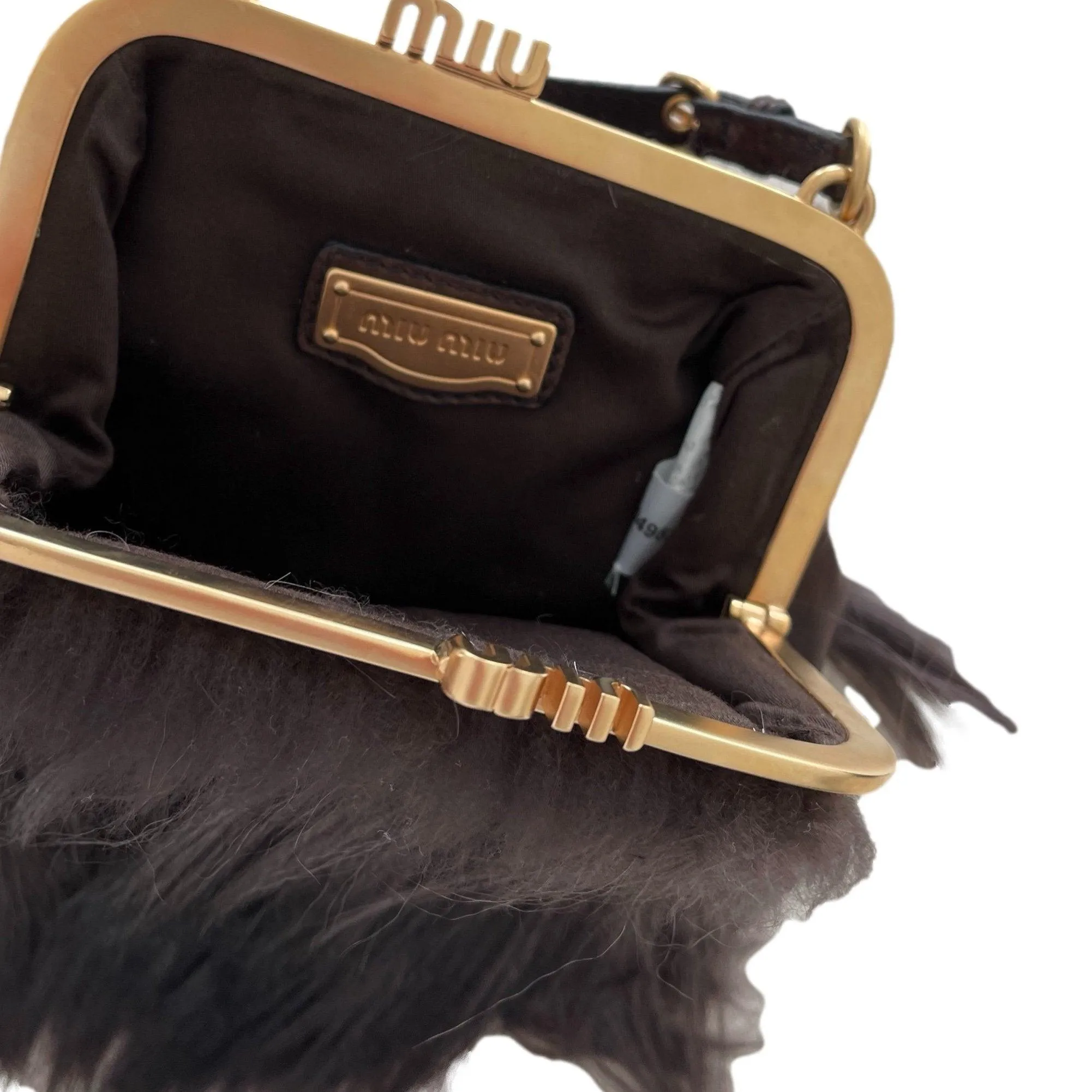 Miu Miu Fur 2way Top Handle Bag
