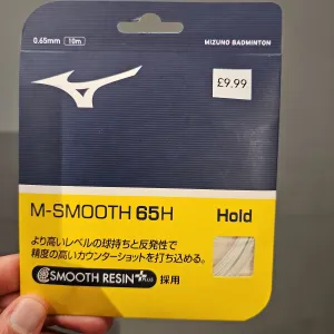 Mizuno M Smooth 65h badminton racket string