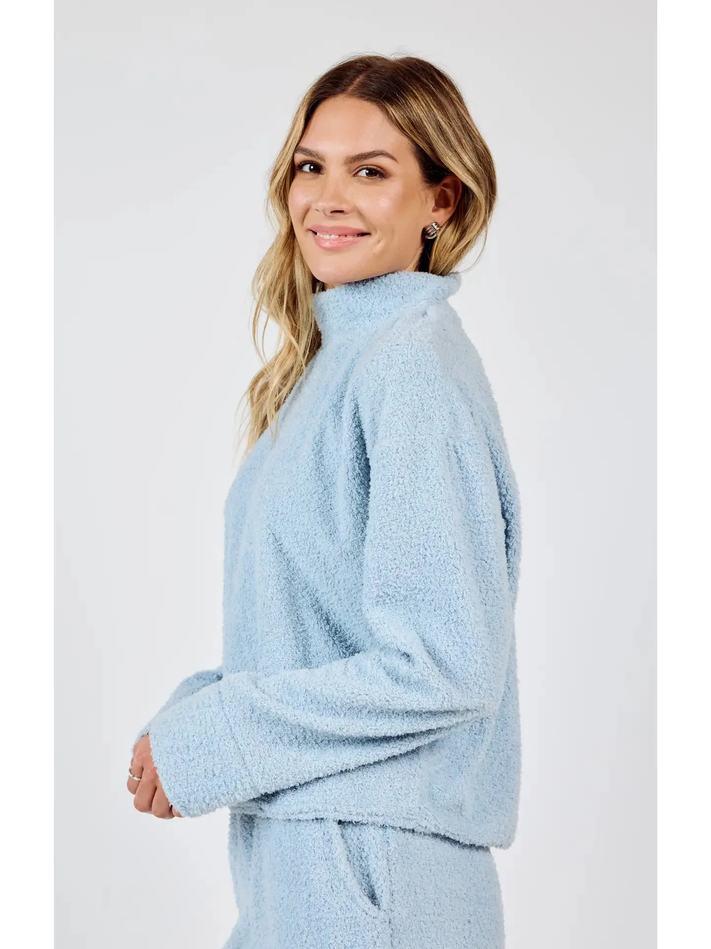 Mock Neck Cozy Top {Skyway}