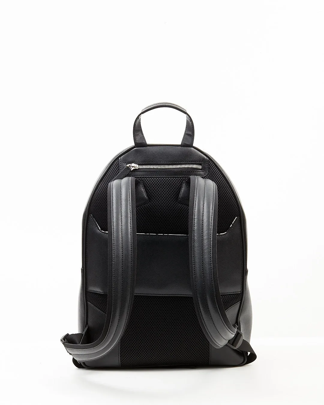 Montblanc Black Leather Sartorial Calligraphy Backpack