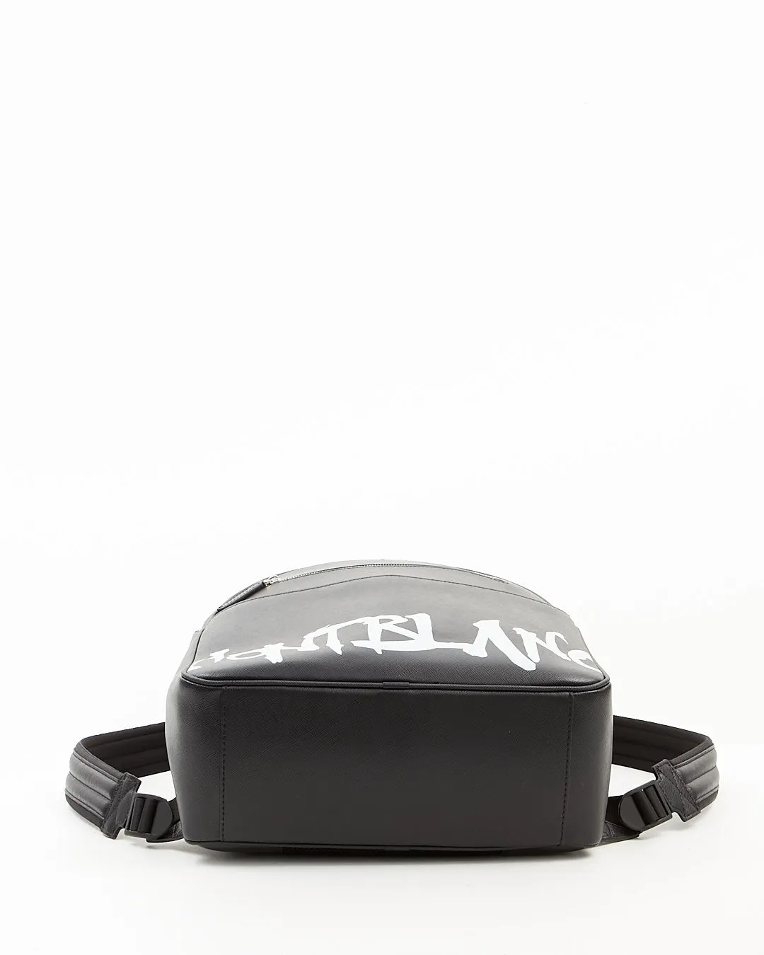 Montblanc Black Leather Sartorial Calligraphy Backpack