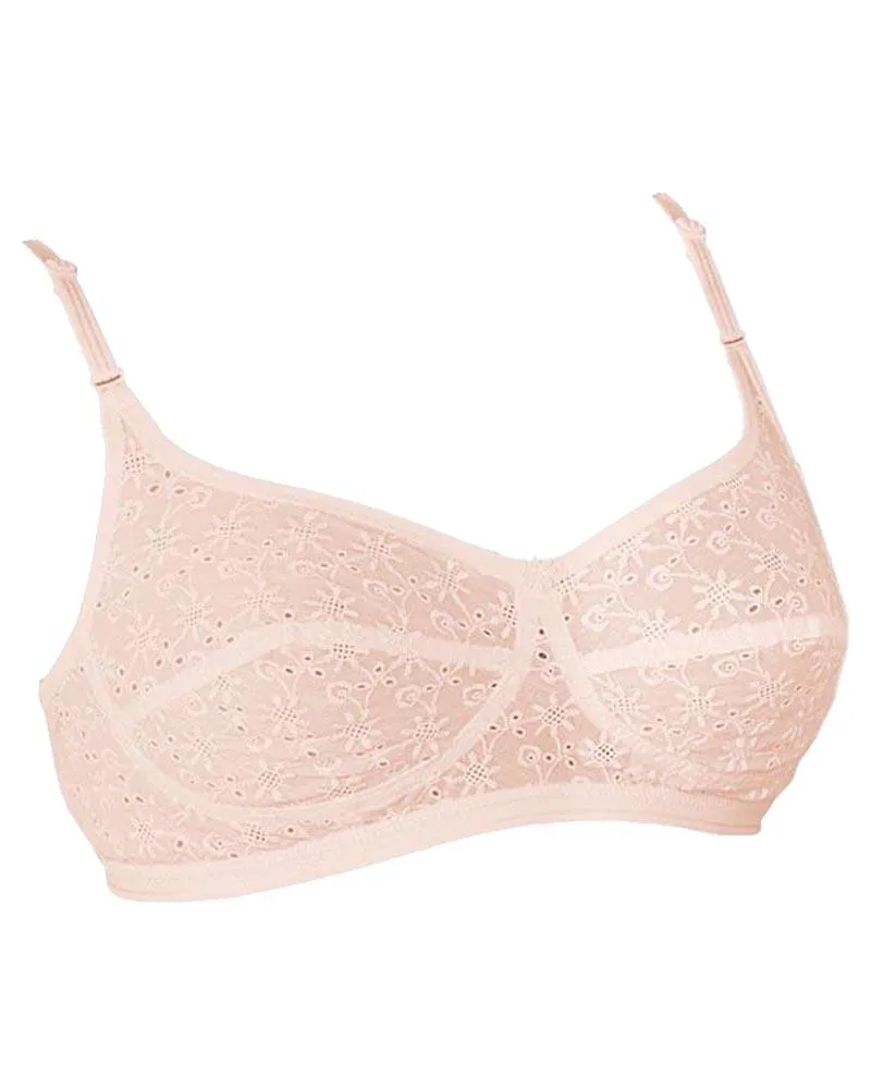 Mood B10 Non Padded Bra - Tulip - White