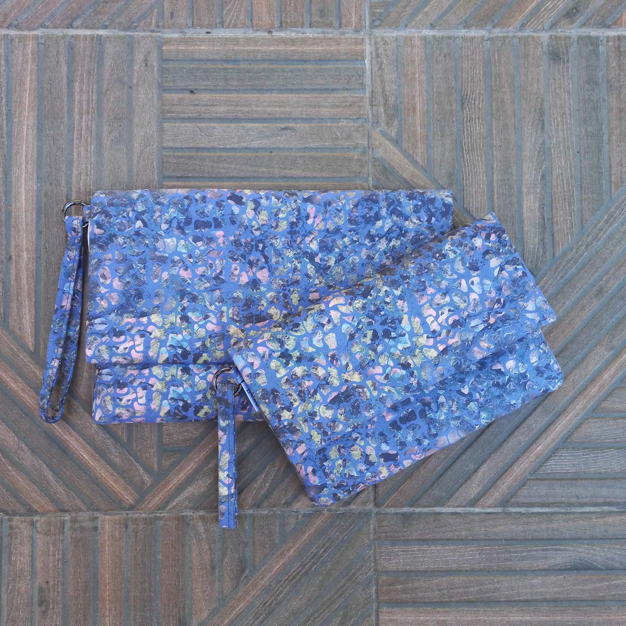 Mosaic Print Clutch Bag