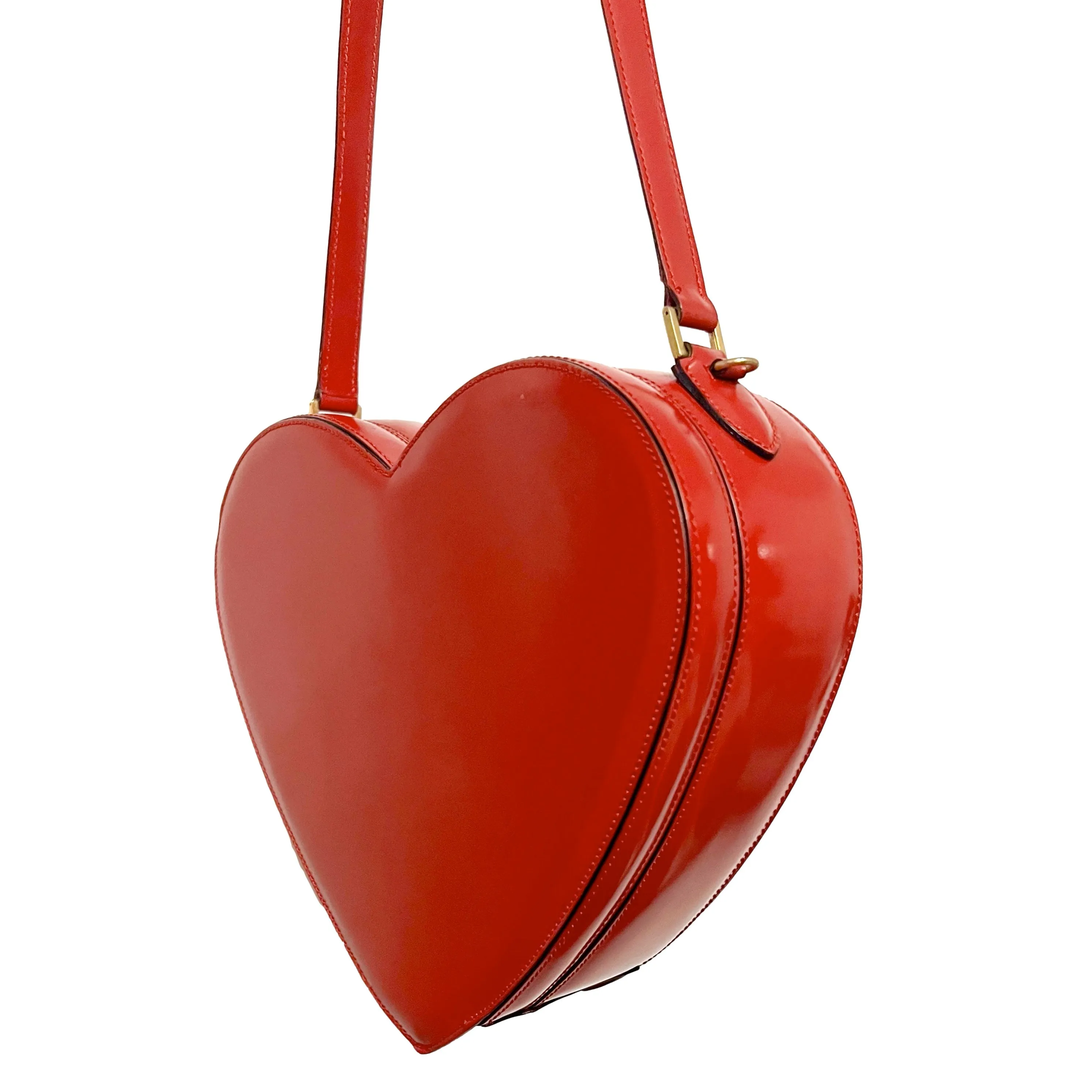Moshchino Red Heart Nanny Bag