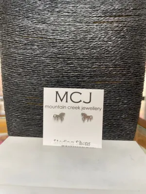Mountain Creek Jewellery Smooth Horse Studs (ER0100)