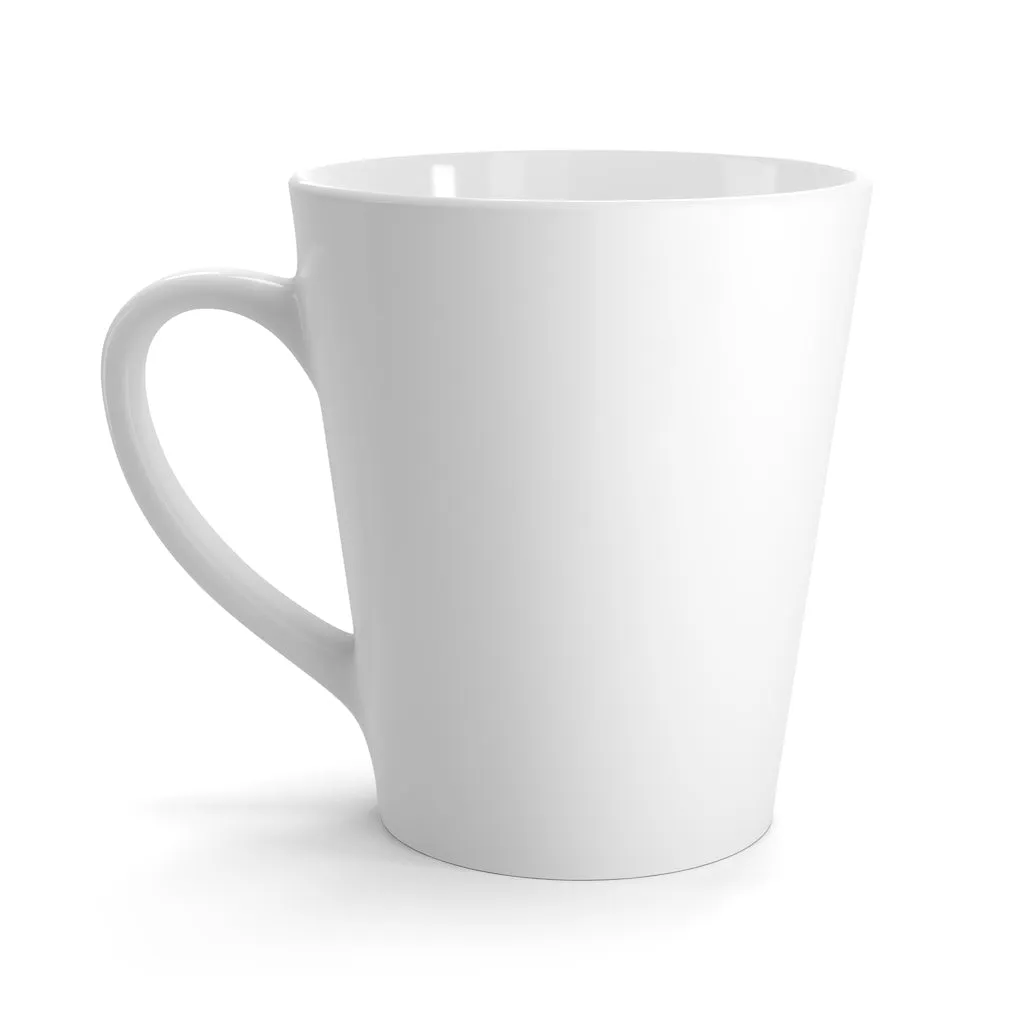 MY JOB IS  SECURE NOBODY ELSE WANTS IT Latte mug
