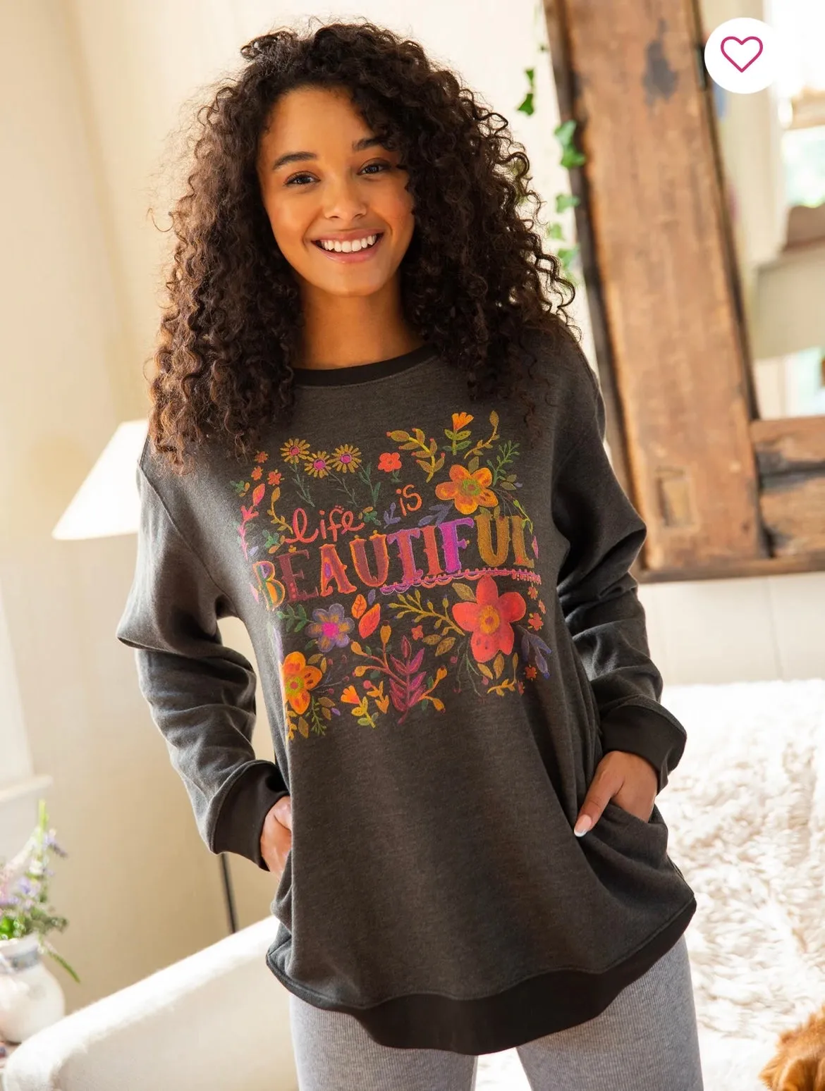Natural Life | Comfy Pocket Sweatshirt | Life Is Beautiful