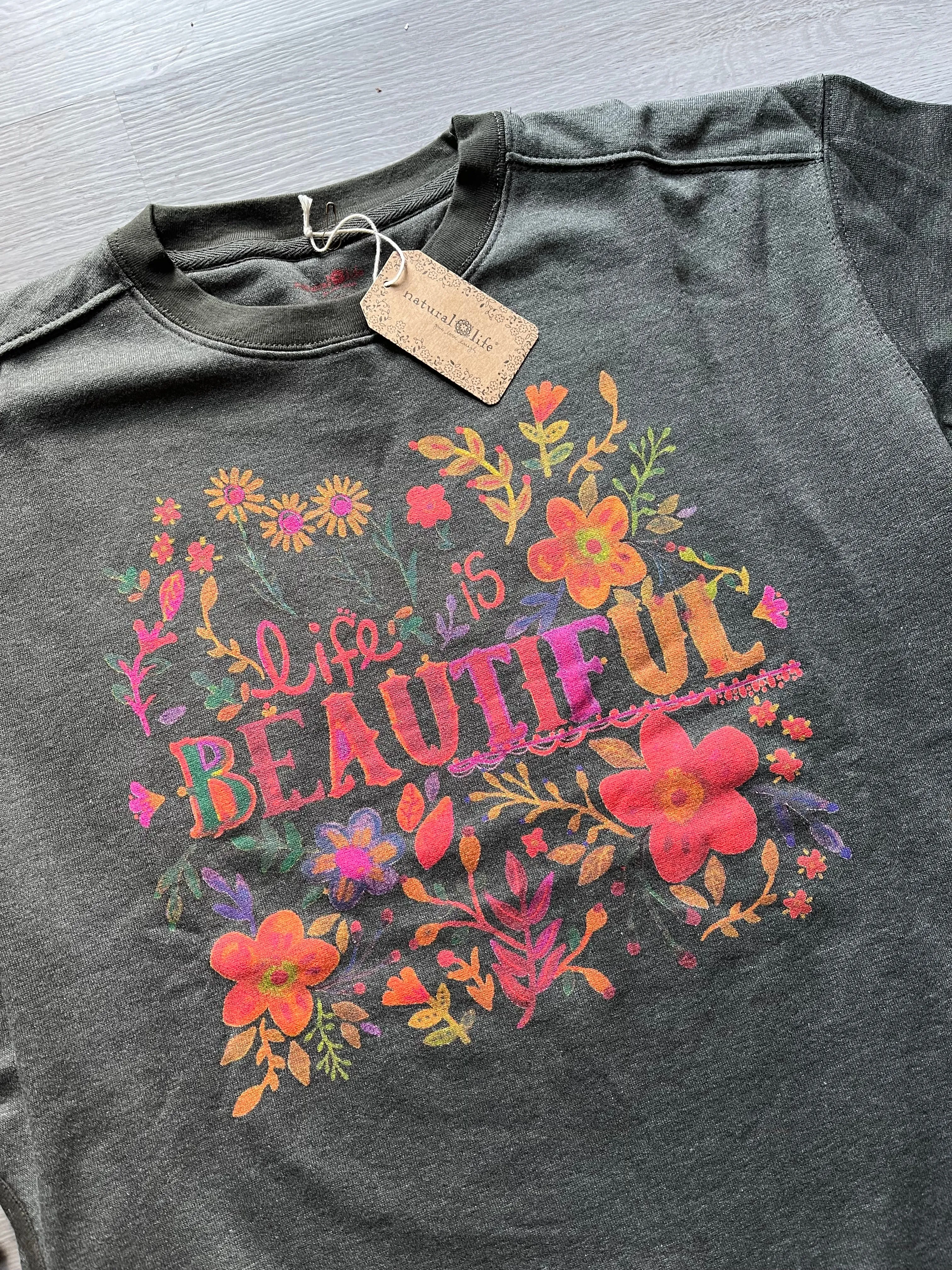 Natural Life | Comfy Pocket Sweatshirt | Life Is Beautiful