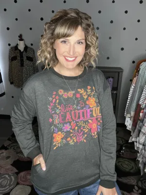 Natural Life | Comfy Pocket Sweatshirt | Life Is Beautiful