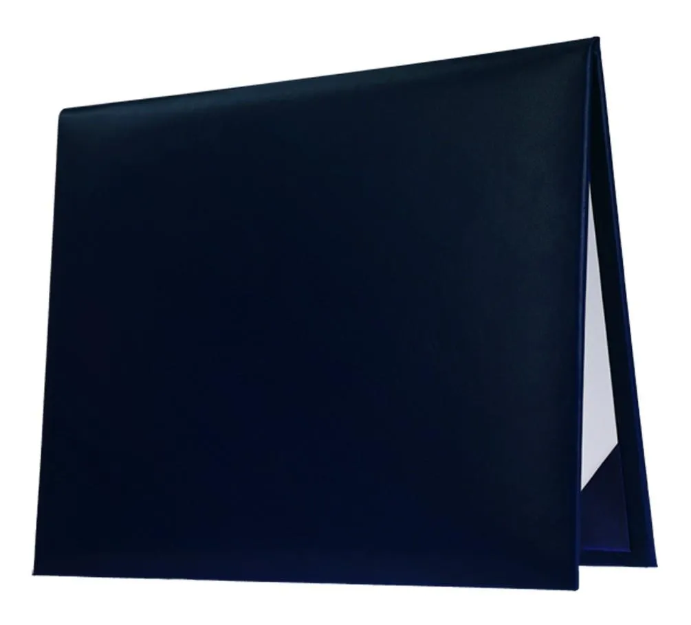 Navy Blue Graduation Diploma Cover - College & High School Diploma Covers
