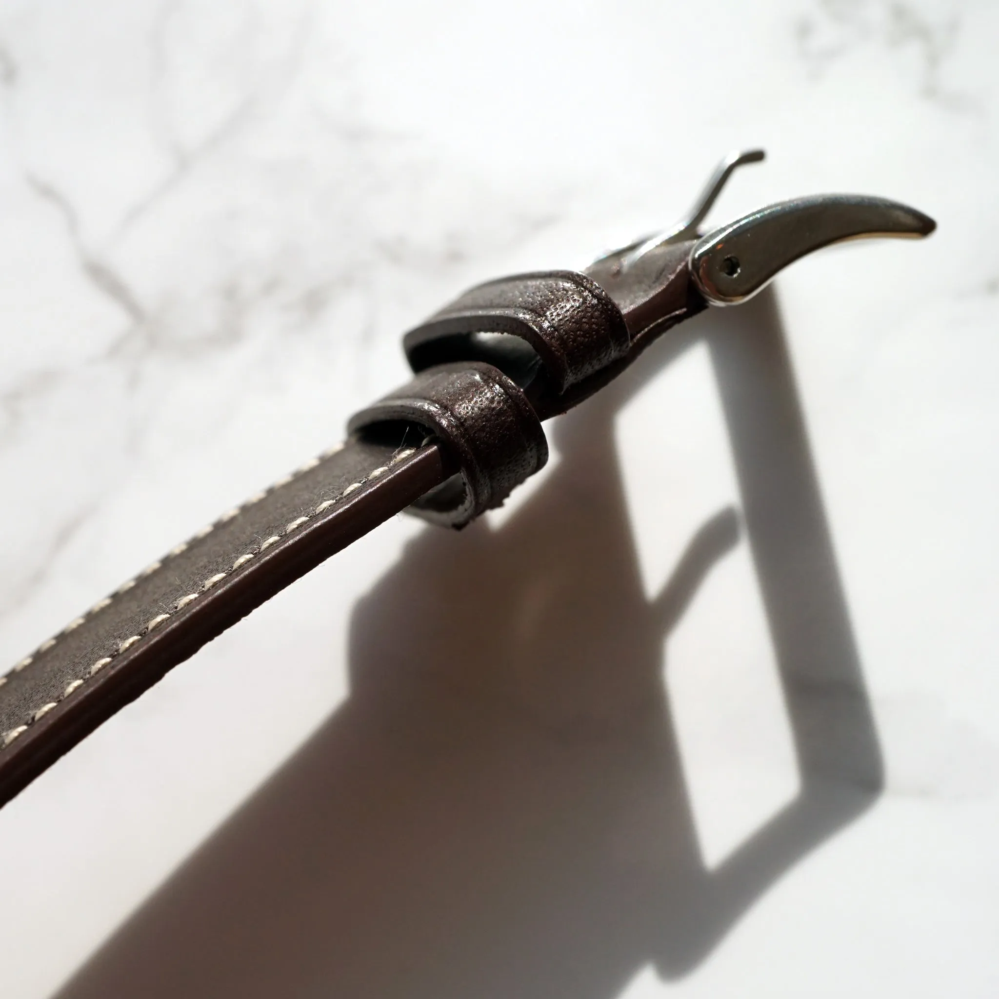 NAVY NOVONAPPA SMOOTH CALF STANDARD STRAP