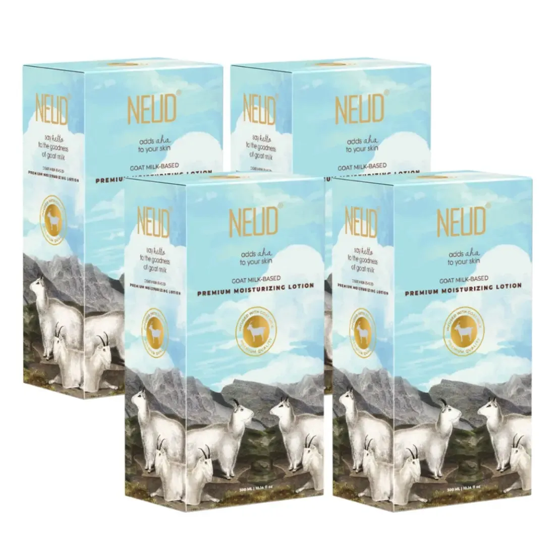 NEUD Goat Milk Moisturizing Lotion 300 ml for Men and Women