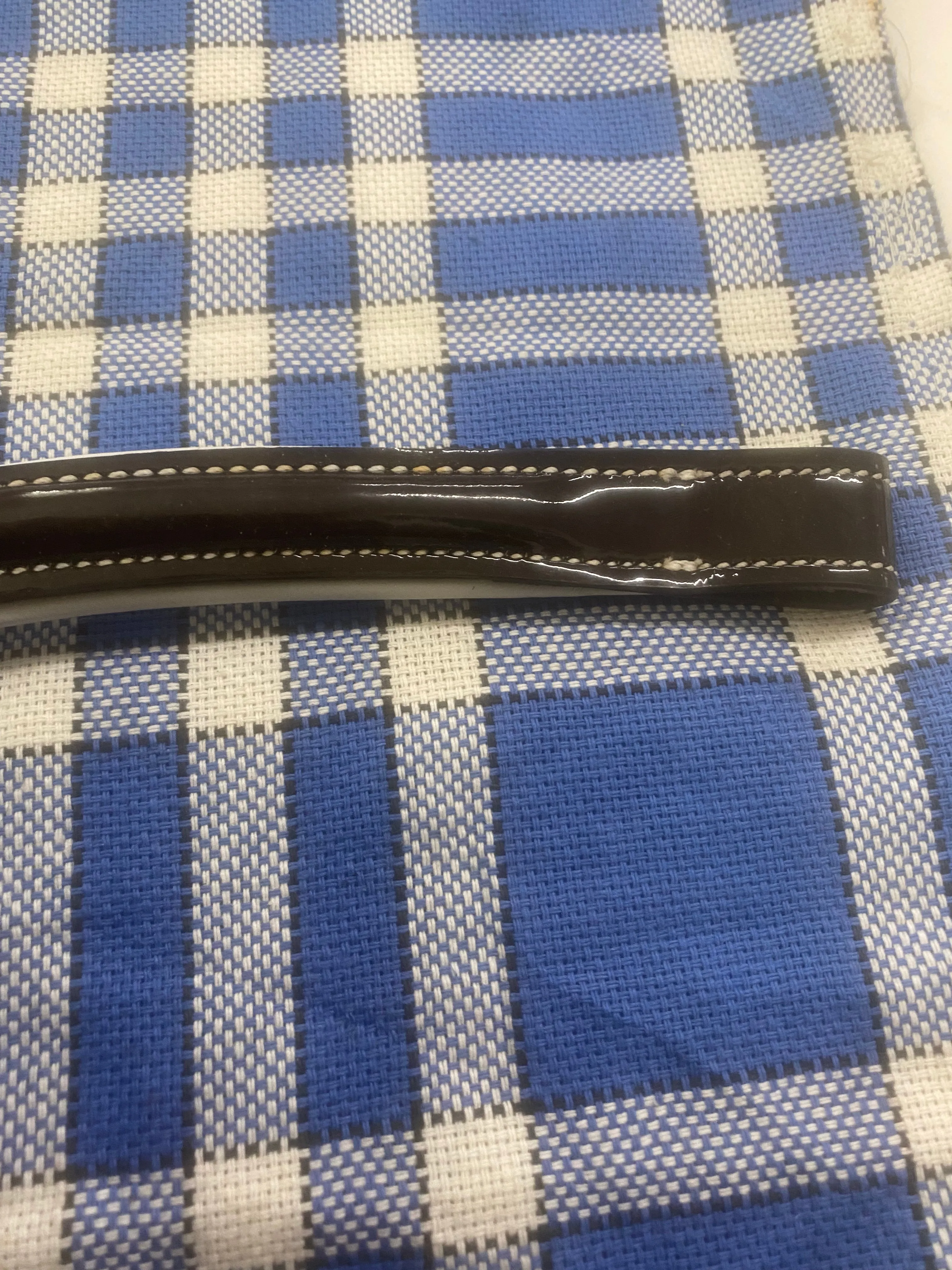New brown patent v shape browband FREE POSTAGE🟢