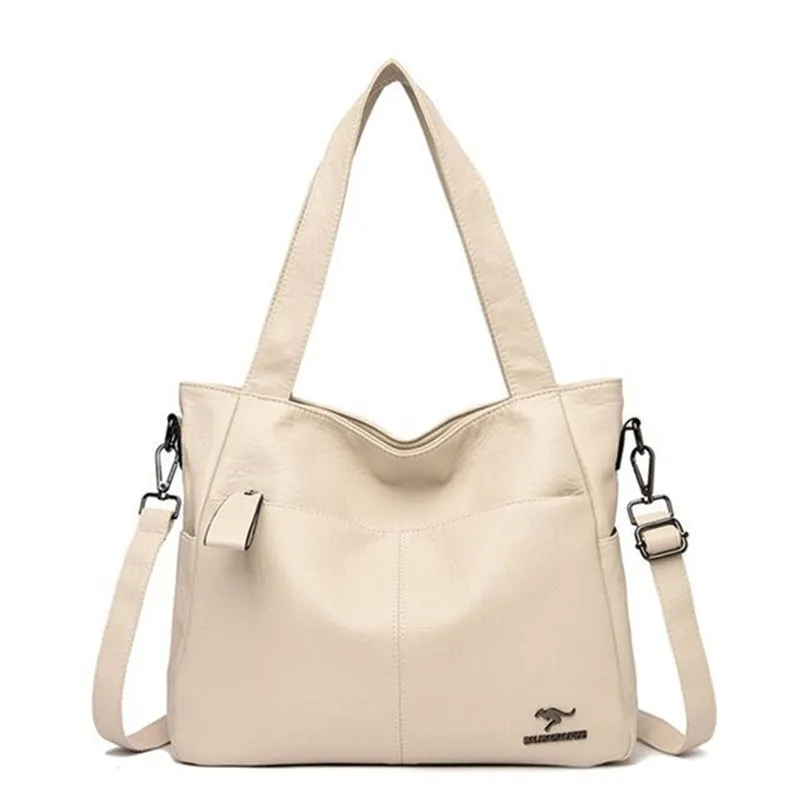 New Casual Soft Solid Color Handbags For Women