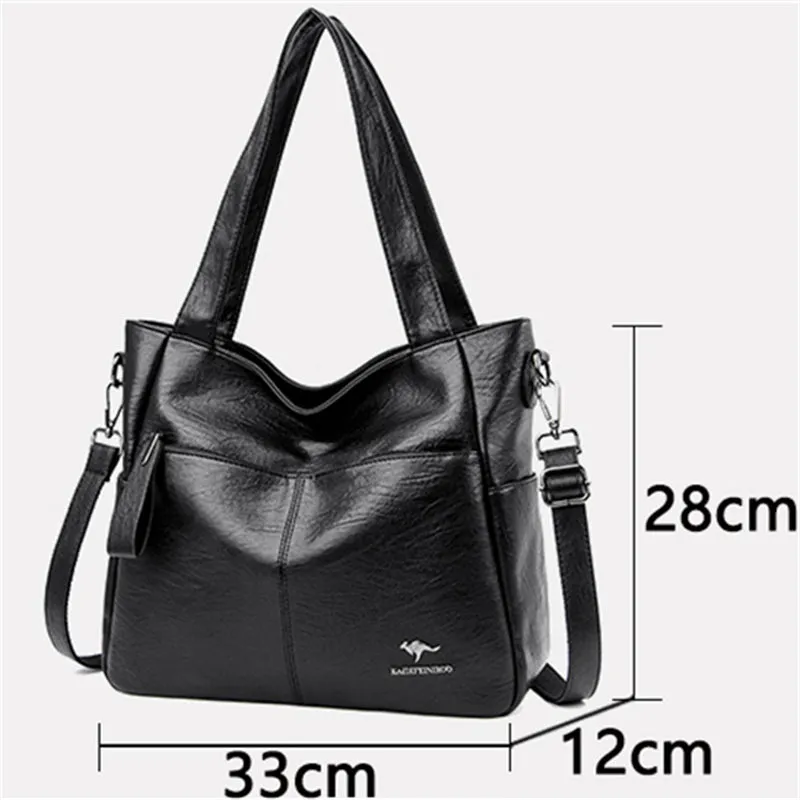 New Casual Soft Solid Color Handbags For Women
